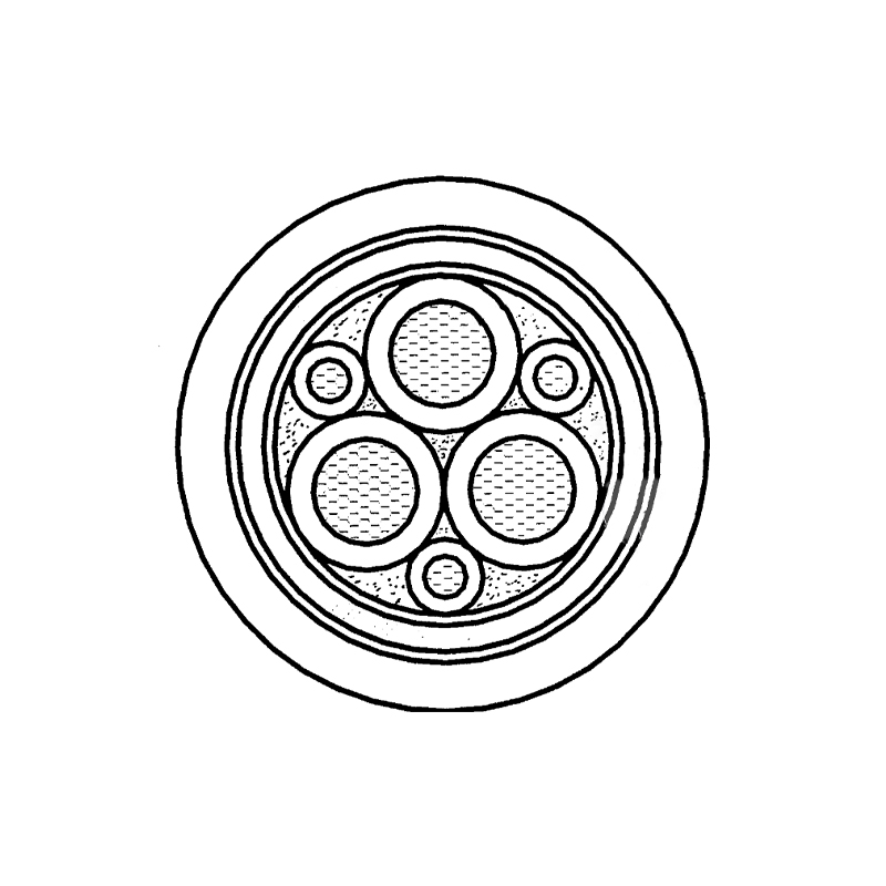 Power Supply Cable ng Rated Voltage hanggang sa at Kabilang ang 6kV para sa Frequency Transformer