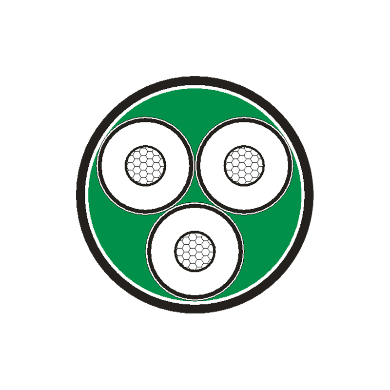 XLPE Insulated Power Cable Para sa Rated Voltage 3.6/6kV -26/35kV
