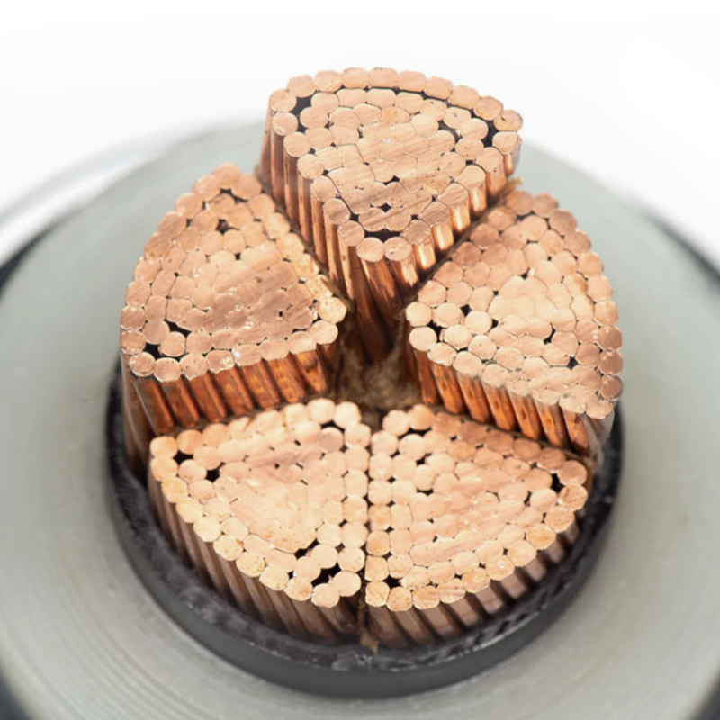 XLPE Insulation Cable Corrugated Aluminum Sheath Para sa Rated Voltage Ng 290/500kV