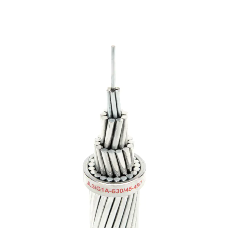 Bare Wire At Aerial Insulated Cable