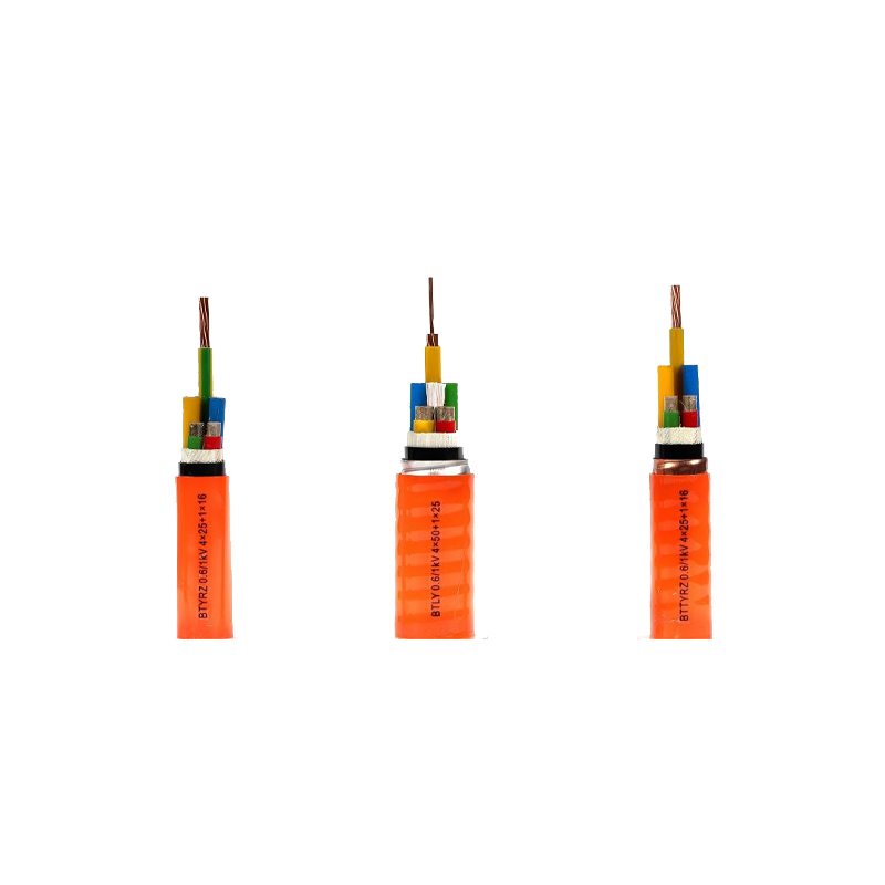 Wrinkles Copper Sheath Flexible Fireproof Cable